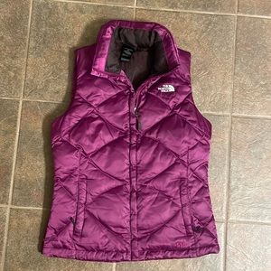 The North Face Aconcagua puffer vest, small purple